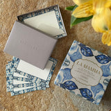 SET "LA MAMMA": Vela + Tarjetas Escribana